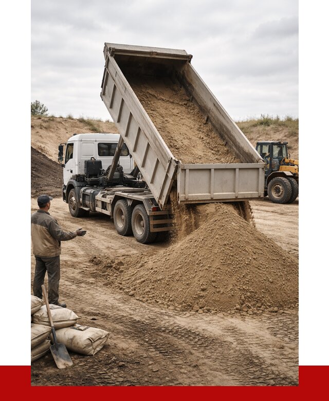 Доставка самосвалом 20 кубов в ельце от 7701 р. | ПРОНЕРУДЕлц