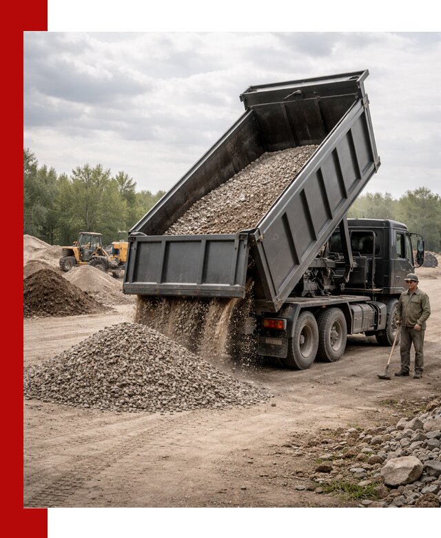 Доставка самосвалом 30 м3 по выгодным ценам в ельце