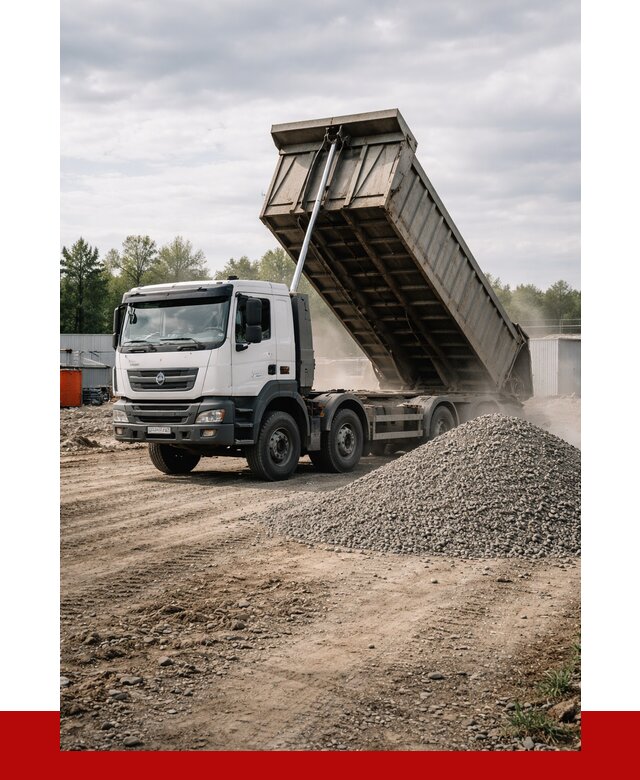 Доставка самосвалом 40 кубов в ельце от 9241 р. | ПРОНЕРУДЕлц