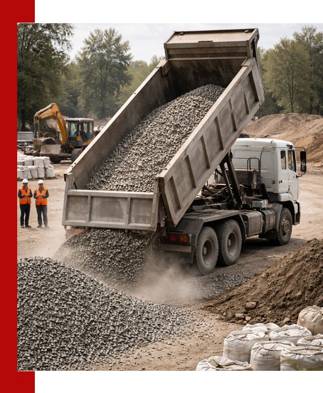 Аренда самосвала в ельце для доставки сыпучих и нерудных материалов