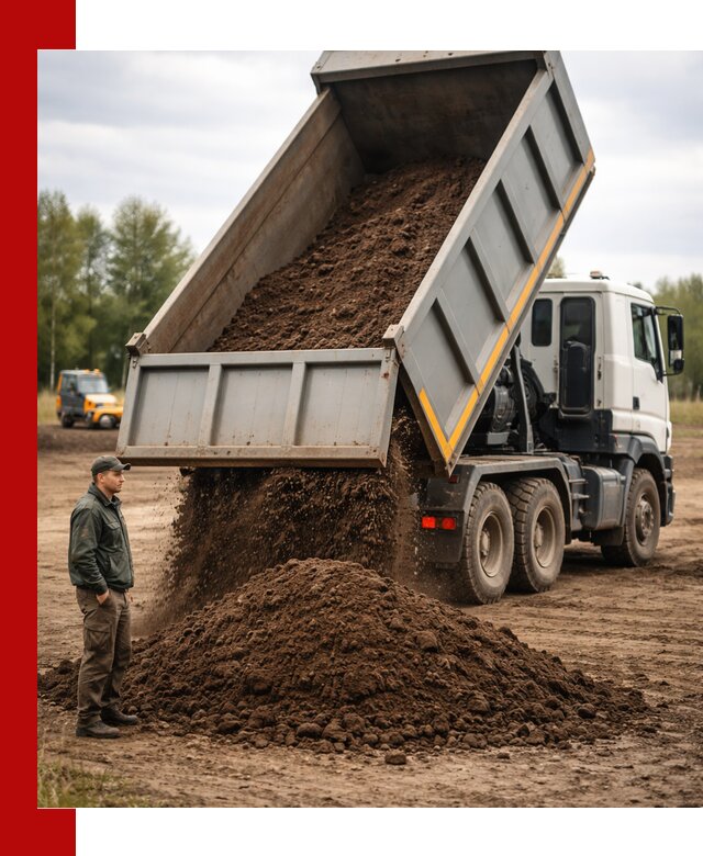 Аренда самосвала с водителем в ельце для сыпучих грузов и навоза