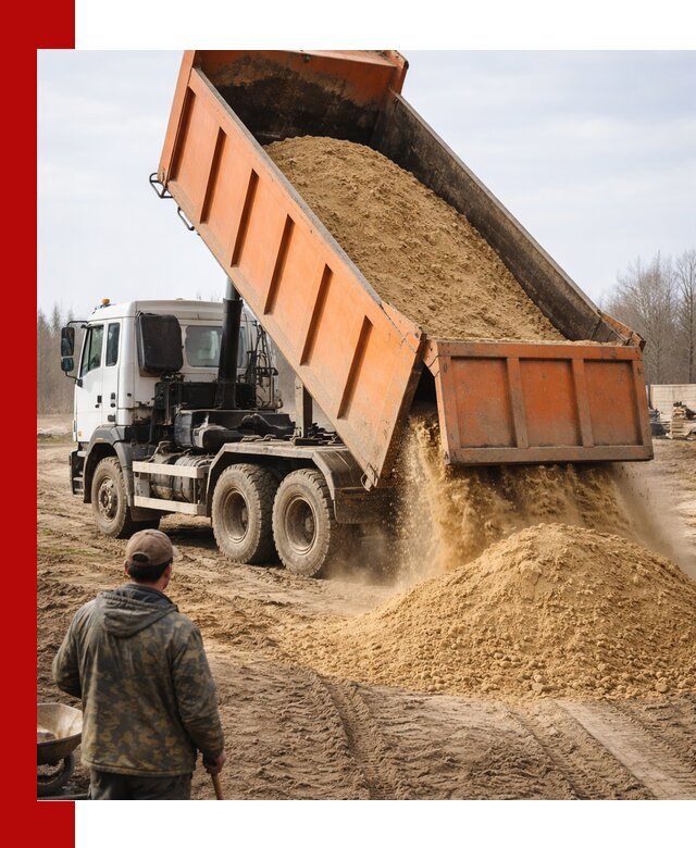 Аренда самосвала 20 тонн для перевозки грузов в ельце