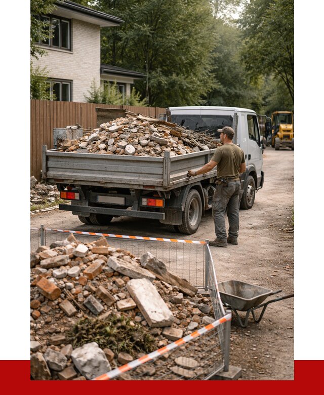 Вывоз строительного мусора с погрузкой в ельце от 7701 р | ПРОНЕРУДЕлц