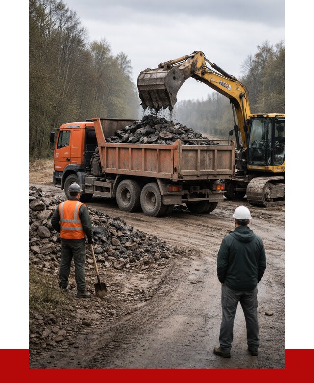 Вывоз асфальта в ельце от 4621 р. самосвалом ПРОНЕРУДЕлц