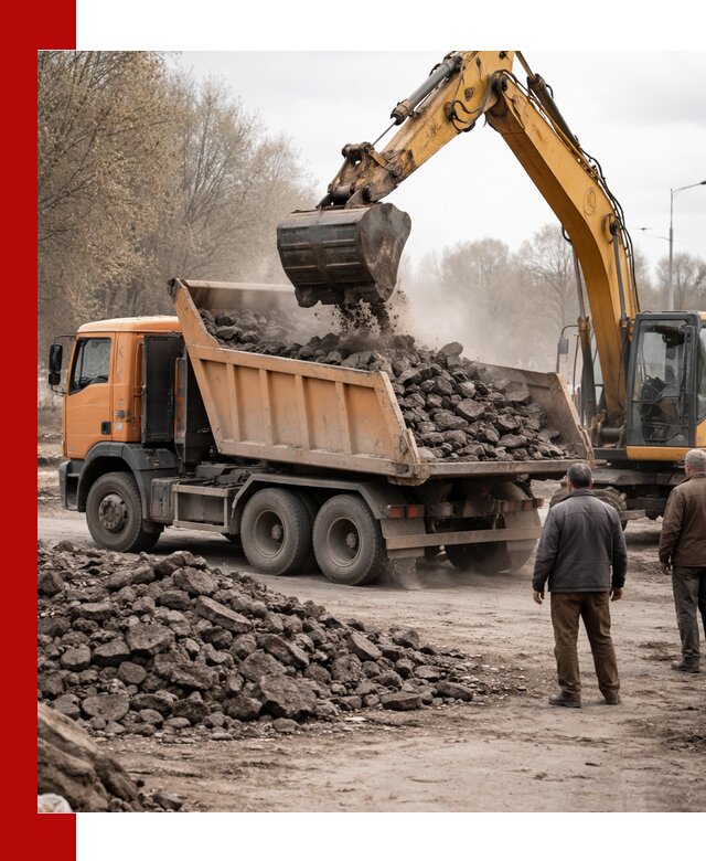 Вывоз асфальта и асфальтового покрытия в ельце