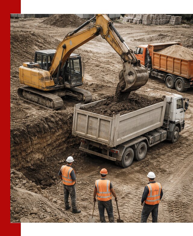 Разработка грунта для строительства и благоустройства в ельце