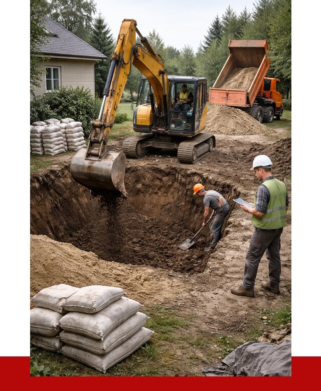 Рытье котлована в ельце быстро от 4621 р. ПРОНЕРУДЕлц