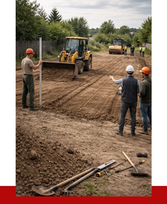 Планировка участка грунтом в ельце от 4621 р ПРОНЕРУДЕлц