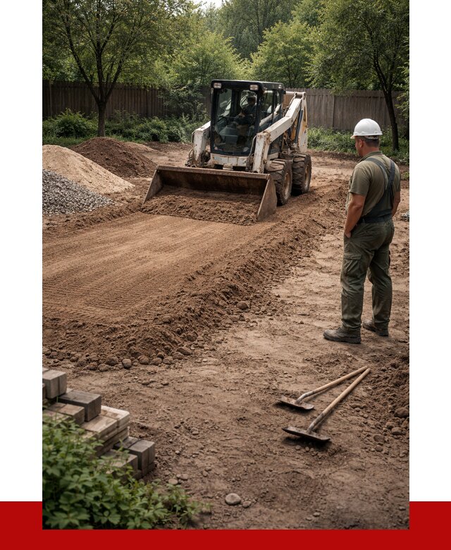 Выравнивание участка под ключ в ельце от 3594 р. | ПРОНЕРУДЕлц